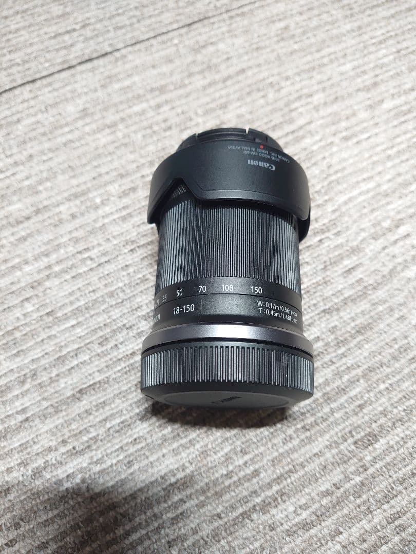 Canon RF 18-150mm f3.5-6.3 IS STM　フィルター付