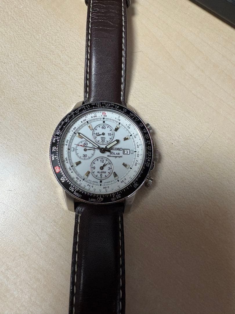 値下げします。SEIKO Solar Chronograph 時計