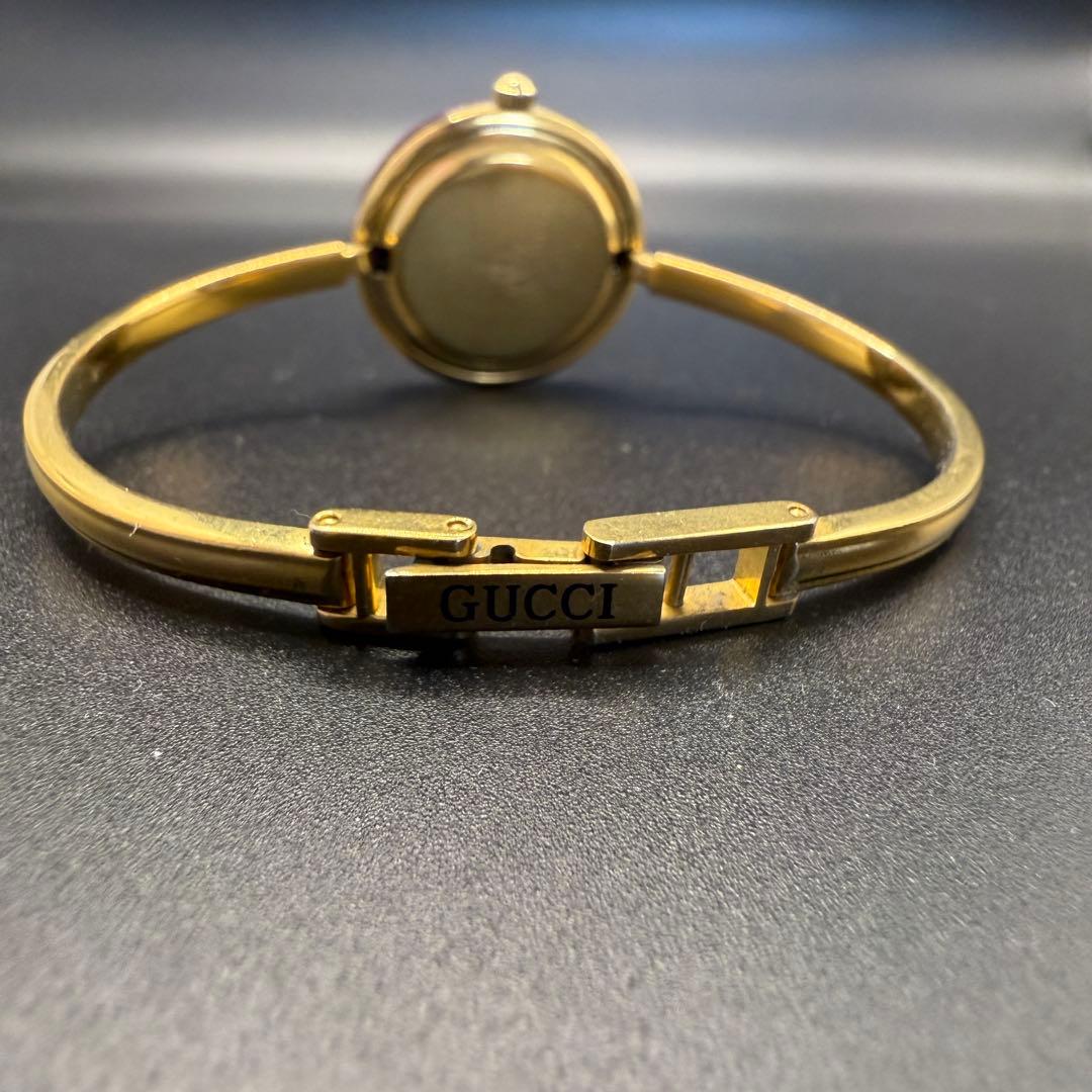 GUCCI グッチ 腕時計 1100L チェンジベゼル　ゴールド　金　バングル