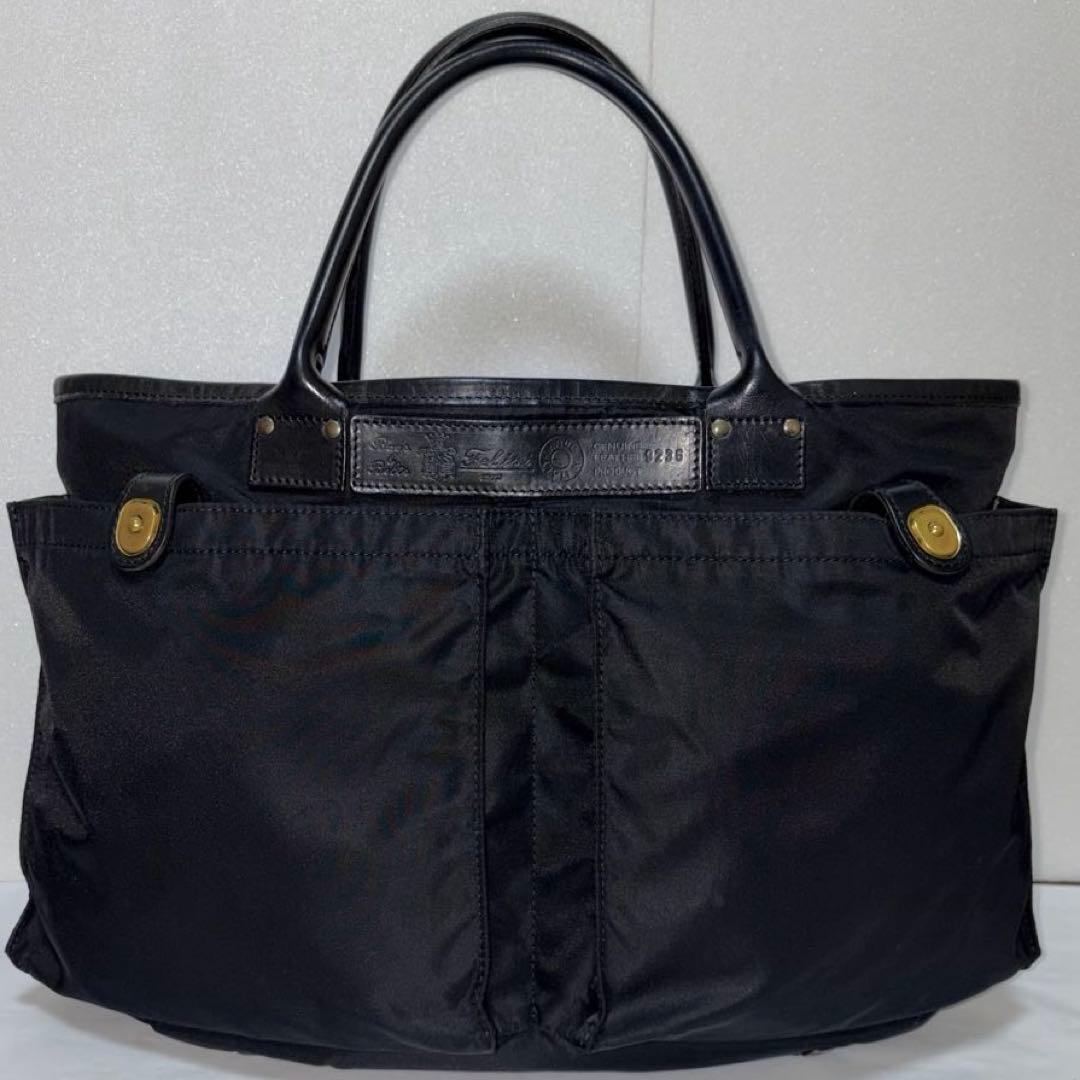 超美品✨フェリージ トートバッグ ヘルメットバッグ A4可 9236 大容量 黒
