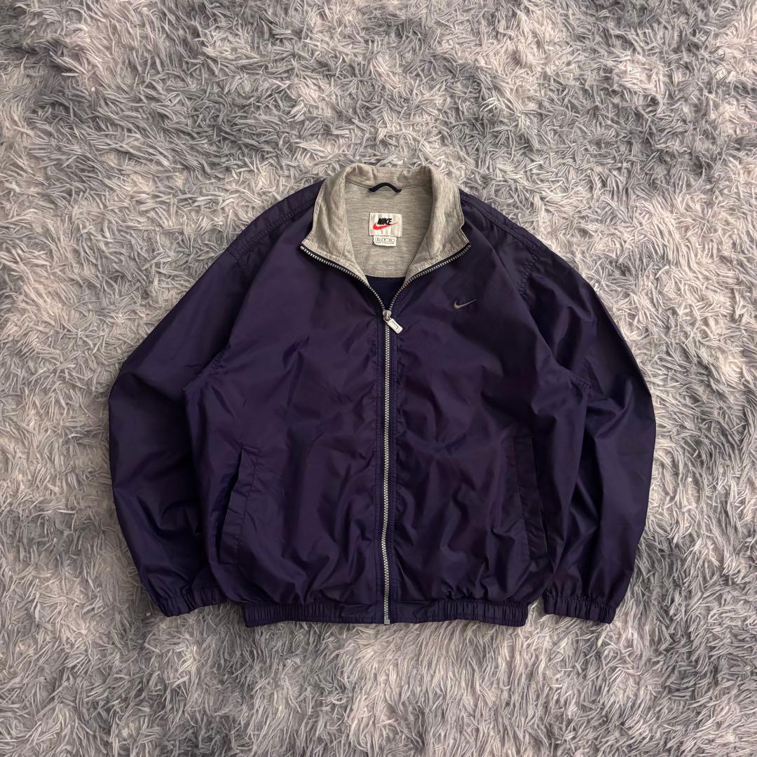 a*k様 90s NIKE ナイロンジャケット　短丈　銀タグ　ヴィンテージ　紫