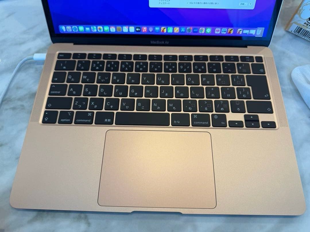 【超美品】未使用級MacBook Air M1本体 バッテリー最大容量100%