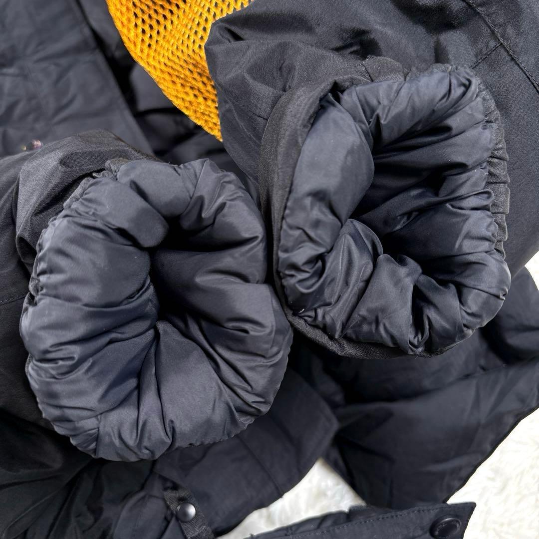 ✨2WAY・GORE‑TEX✨マーモット　ダウンジャケット　ビッグサイズ　黒　M