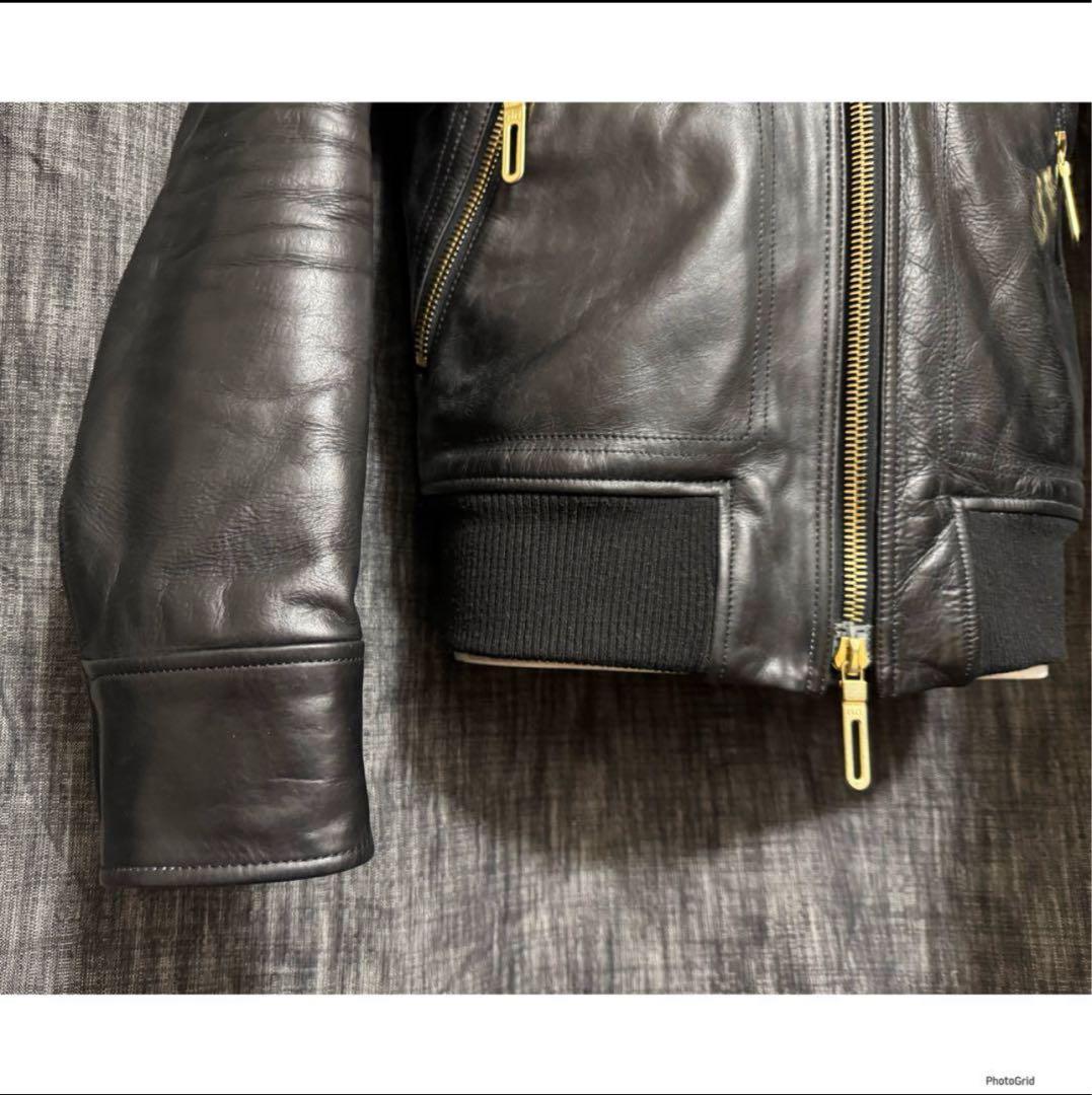 定価110000円 GalaabenD 牛革カウレザー　限定色　レザージャケット