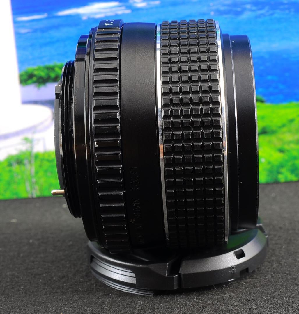 ペンタックス SMC Takumar 50mm F1.4 フード付き！整備済み！