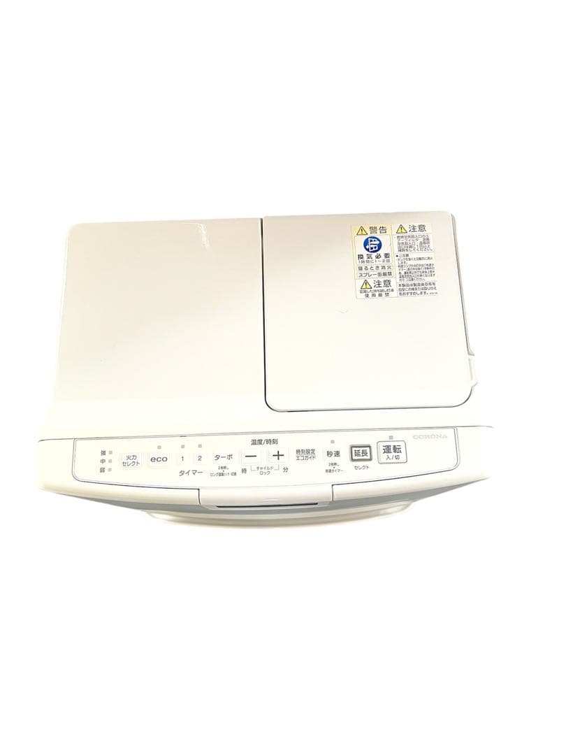 CORONA 石油ファンヒーター ホワイト 強制通気形開放式石油ストーブ