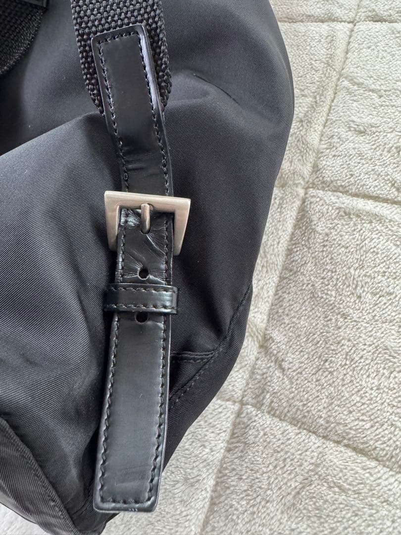 美品✨PRADAプラダ　バックパック　サフィアーノ　ナイロン　リュック　ブラック