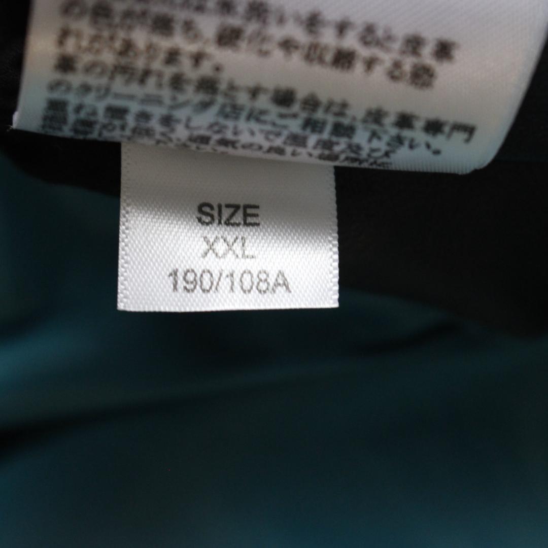 【新品未使用】DIESEL シープスキン XXL レザージャケット ブラック