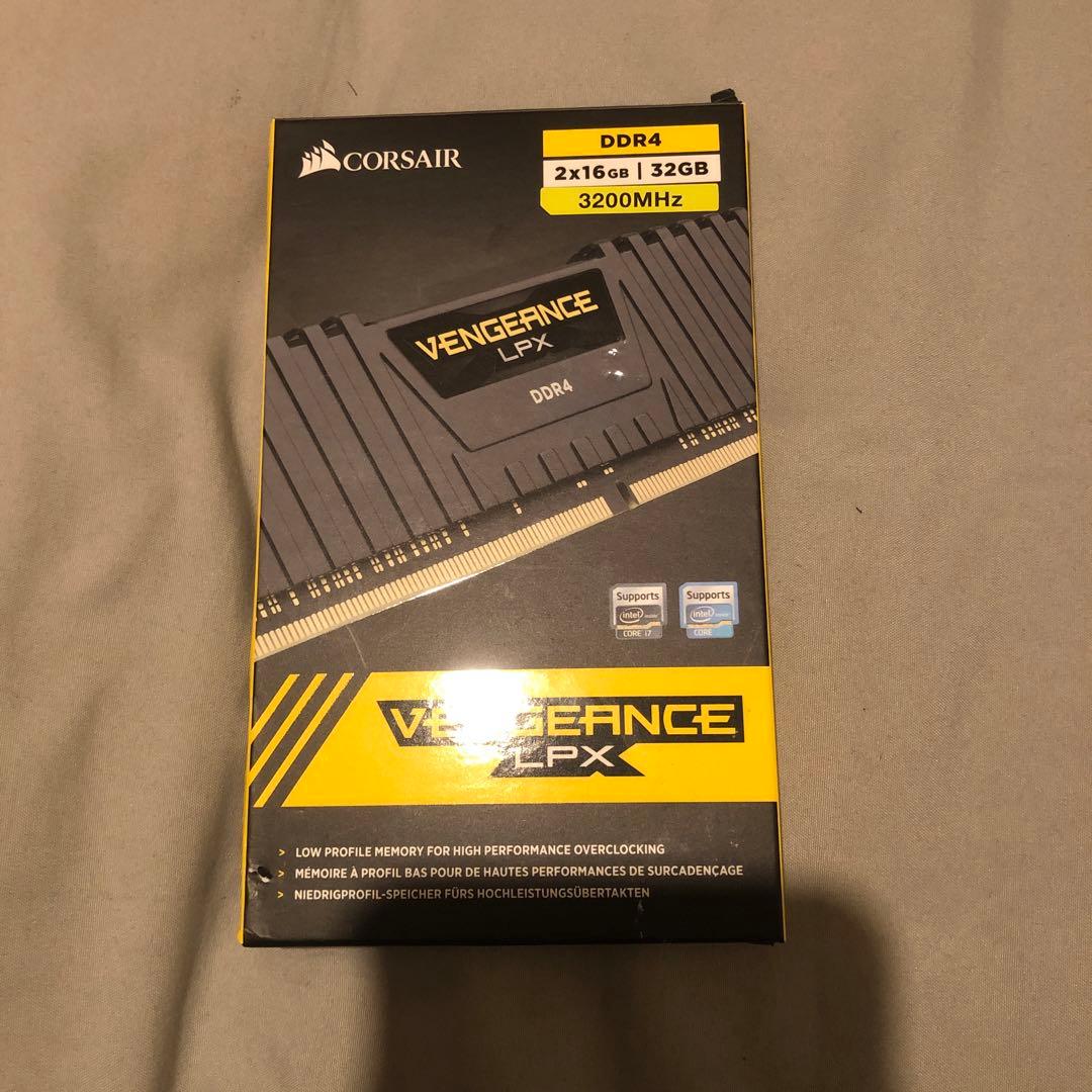 メモリー corsair vengeance lpx 3200 mhz 32gb 2x16
