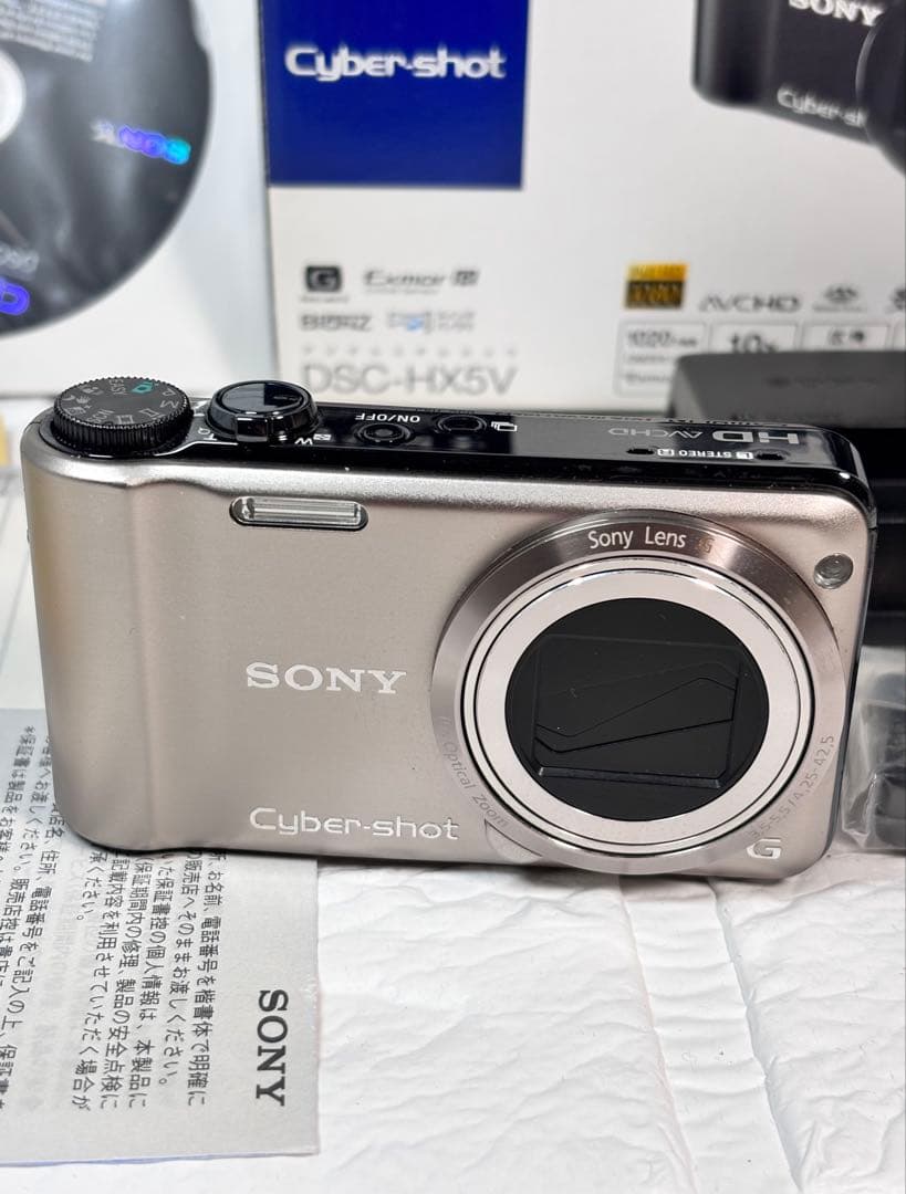 中古　SONY Cyber-shot DSC-HX5V シルバー