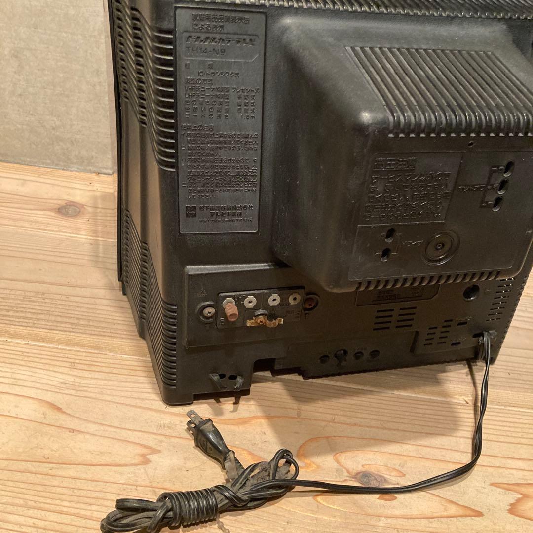 昭和レトロ　赤テレビ　4台　ビクター　シャープ　ナショナル　ソニー　ジャンク