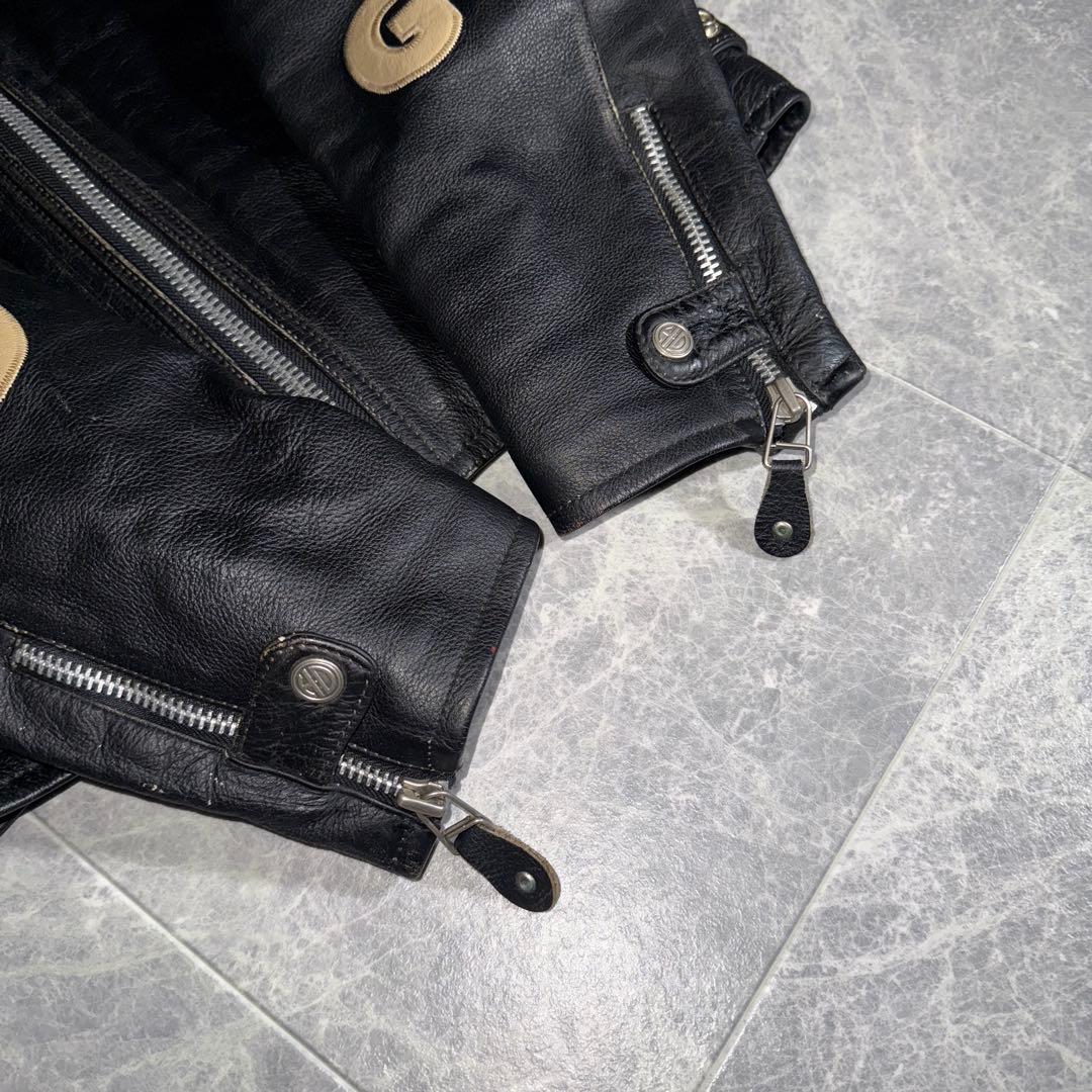HOUND DOG ハウンドドッグ Leather Rider Jacket