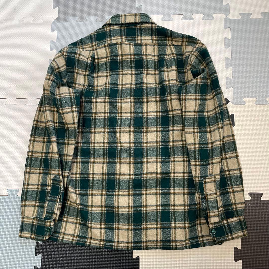 70s PENDLETON USA製　100%バージンウールネルシャツ