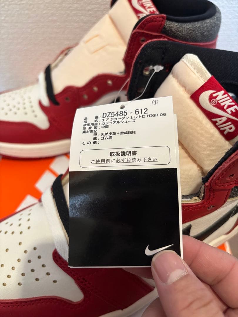 【あんしん鑑定付】Air Jordan 1 Lost&Found