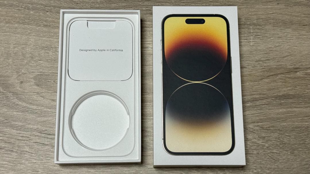 iPhone14ProゴールドSIMフリー256GB(バッテリ95%箱あり)