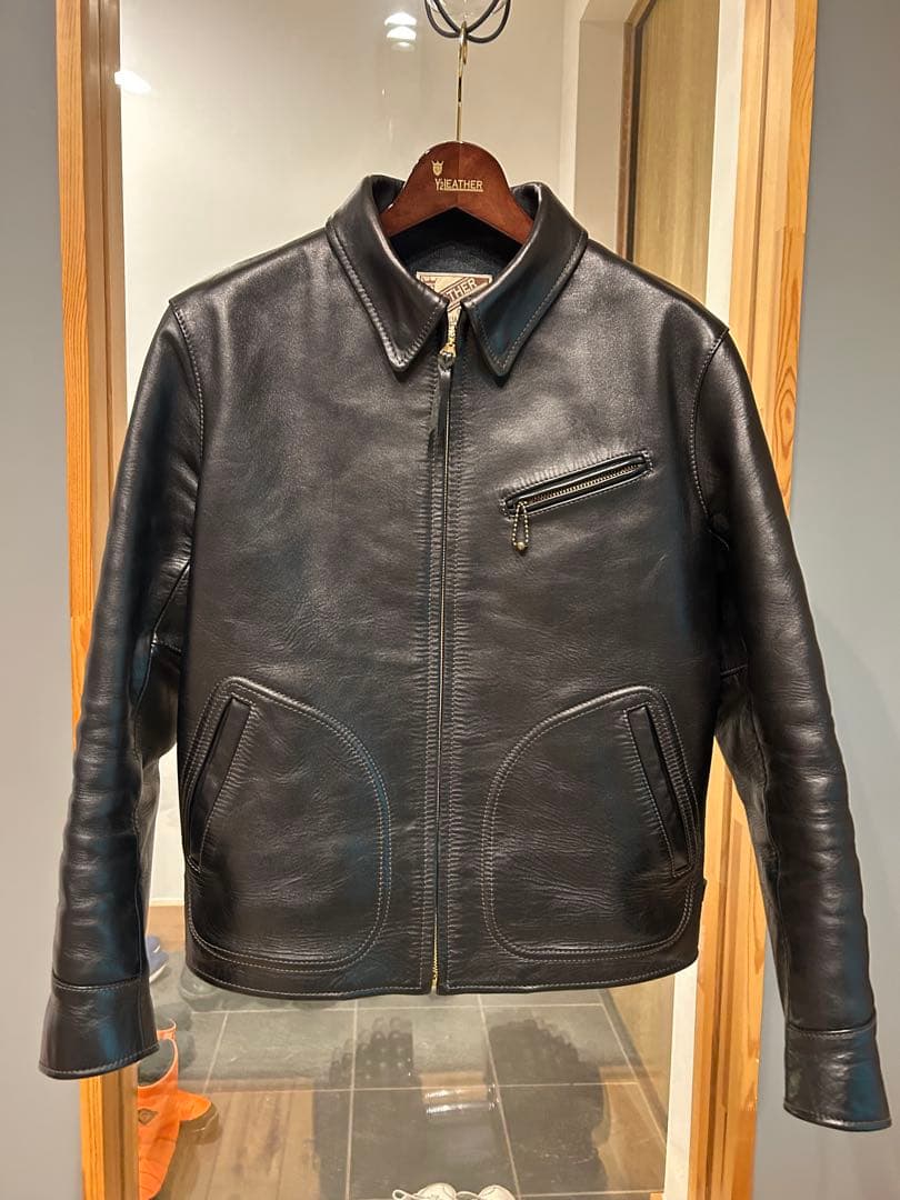 ワイツーレザー　レザー　スポーツジャケット　ライダース　エコホース　ホースハイド