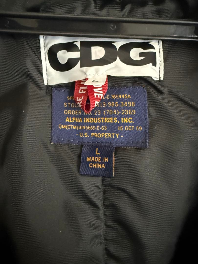 ※限定※ CDG(コムデギャルソン)×Alphaモッズコート