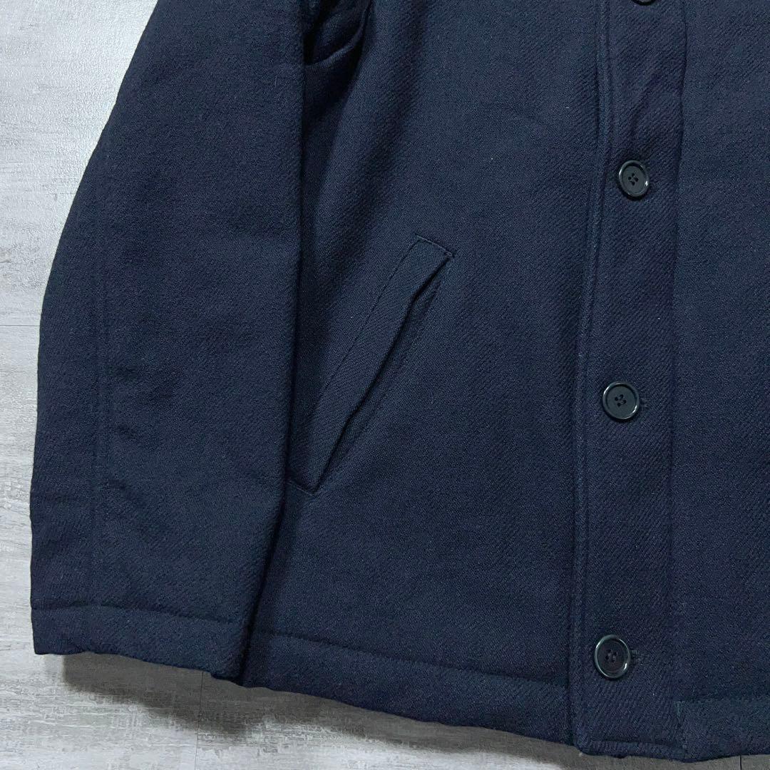 comme des garcons homme デッキジャケット ボア ネイビー