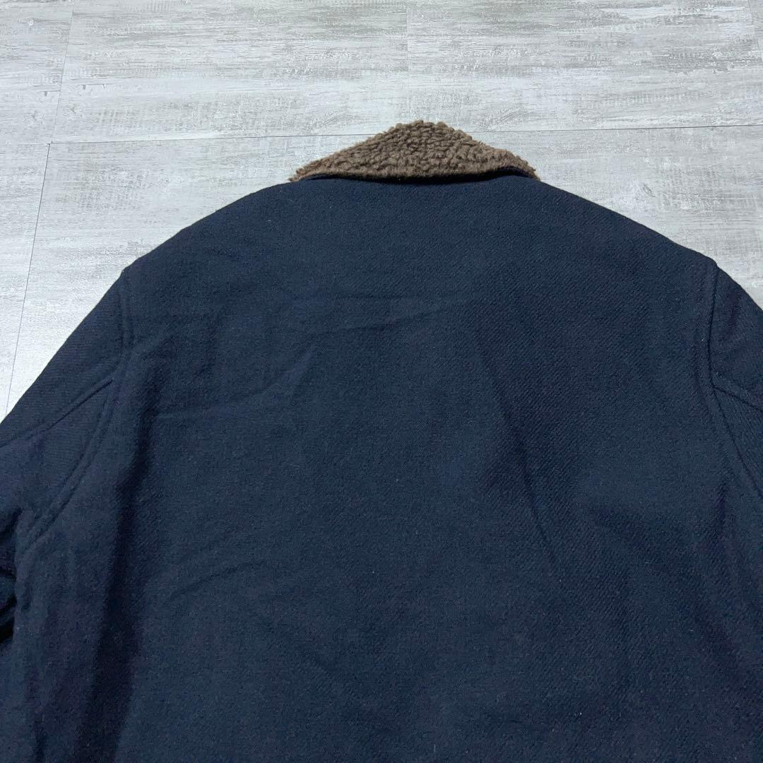 comme des garcons homme デッキジャケット ボア ネイビー