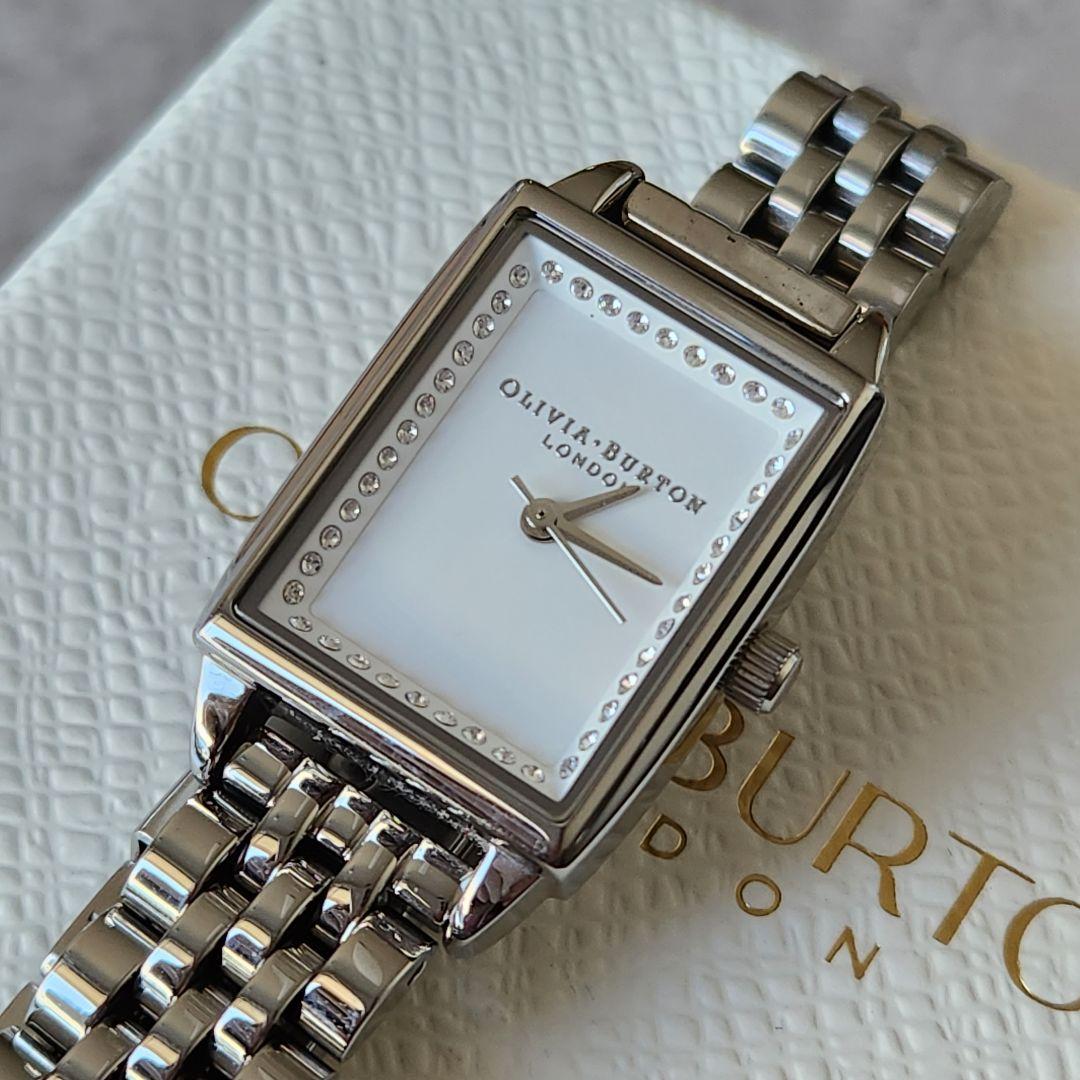 OLIVIA BURTON シルバー クォーツ 時計
