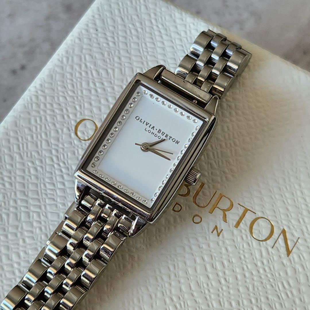 OLIVIA BURTON シルバー クォーツ 時計