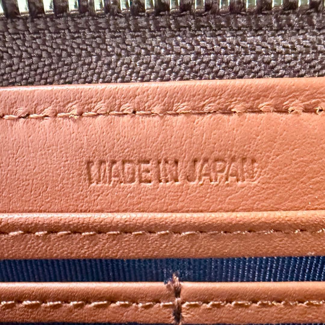 【新品未使用】プレリー　コードバン　ラウンド長財布　日本製　ブラウン