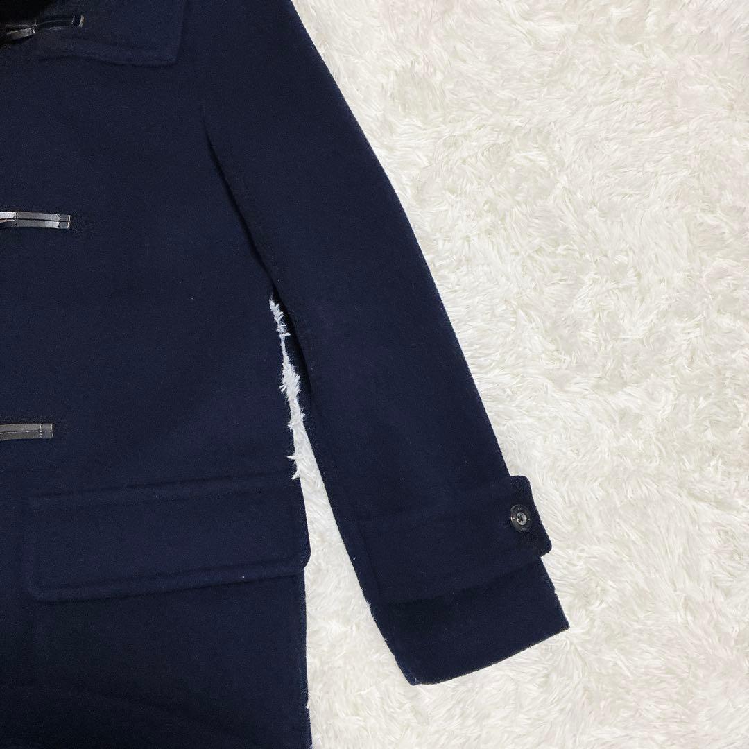 美品 HYKE ハイク　ダッフルコート ネイビー ウール　サイズ2 日本製