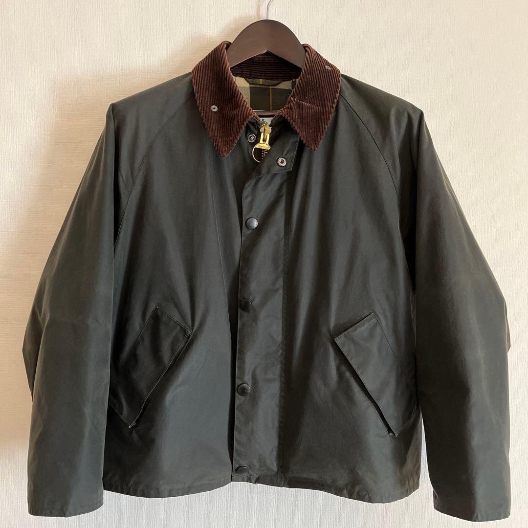 バブアー トランスポート 34 グリーン セージ　オイルド ワックスコットン