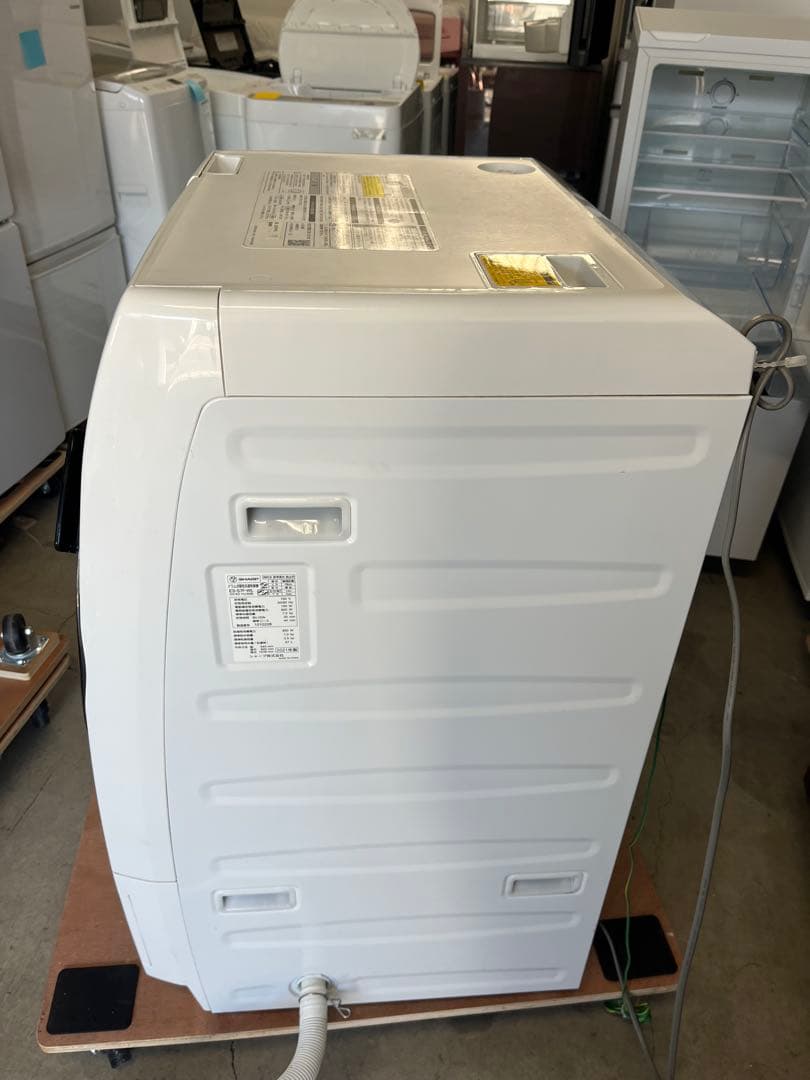 全国送料無料　2021年製　SHARP　ドラム式洗濯乾燥機ES-S7F-WL T