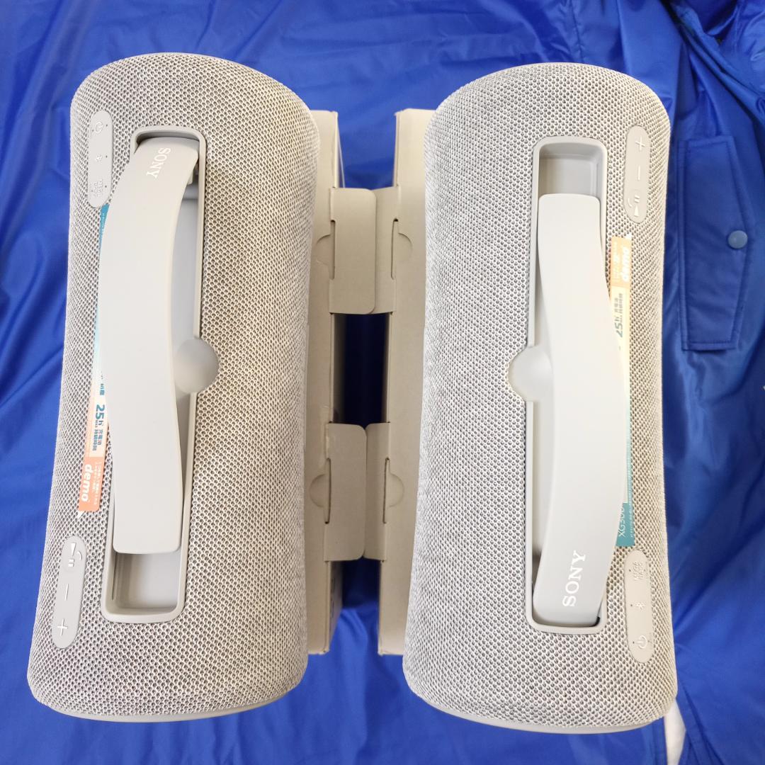 ソニー SRS-XG300 HC ライトグレー ワイヤレススピーカー 二台組