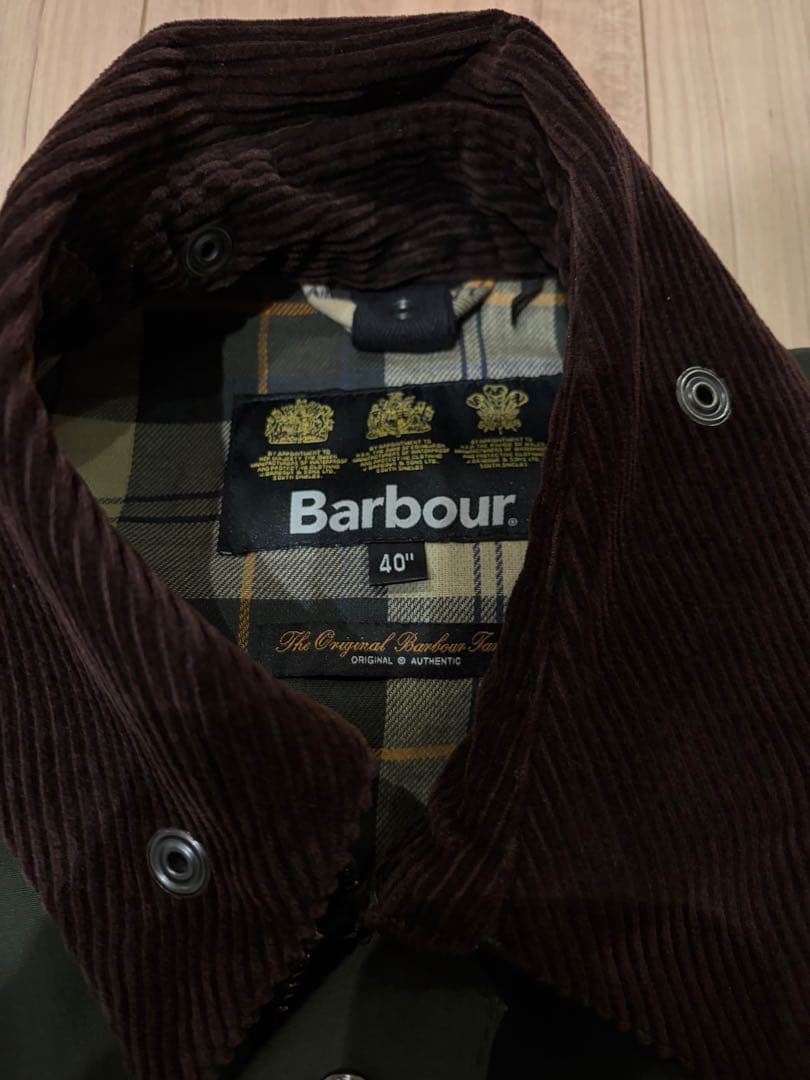 Barbour ジャケット 40\" オリーブグリーン