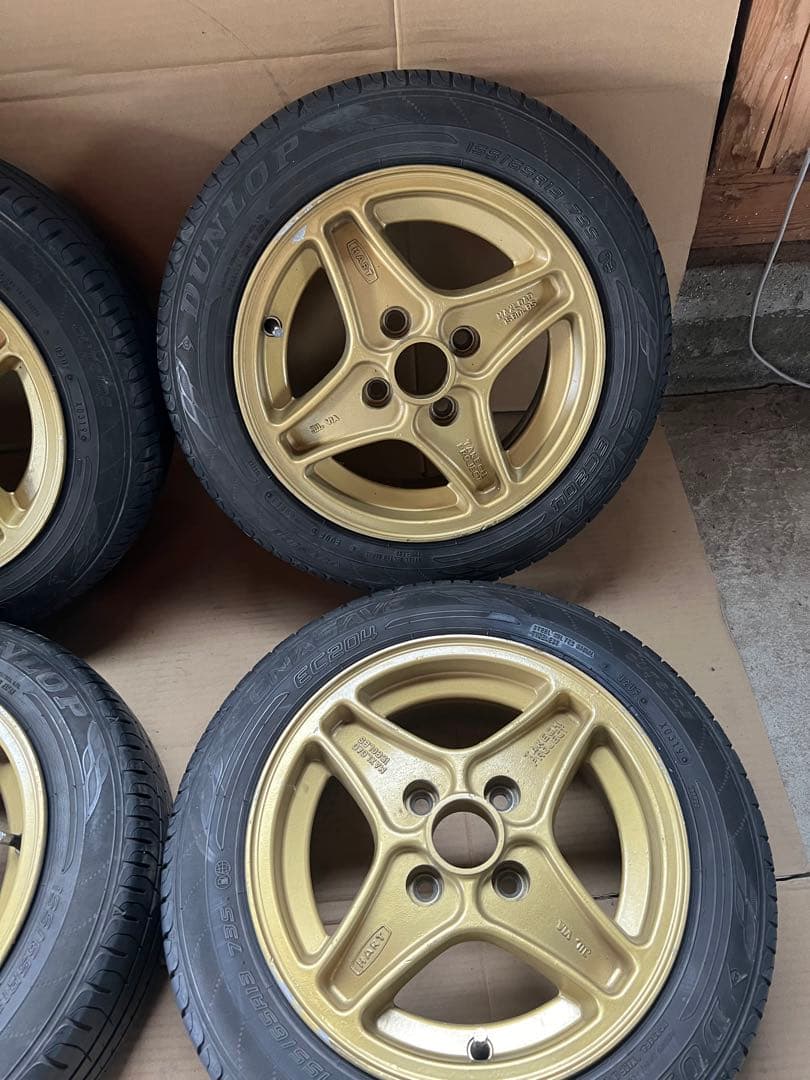 最終値下げ当時物PCD1004穴ハヤシレーシングタケチプロジェクト13インチ4本