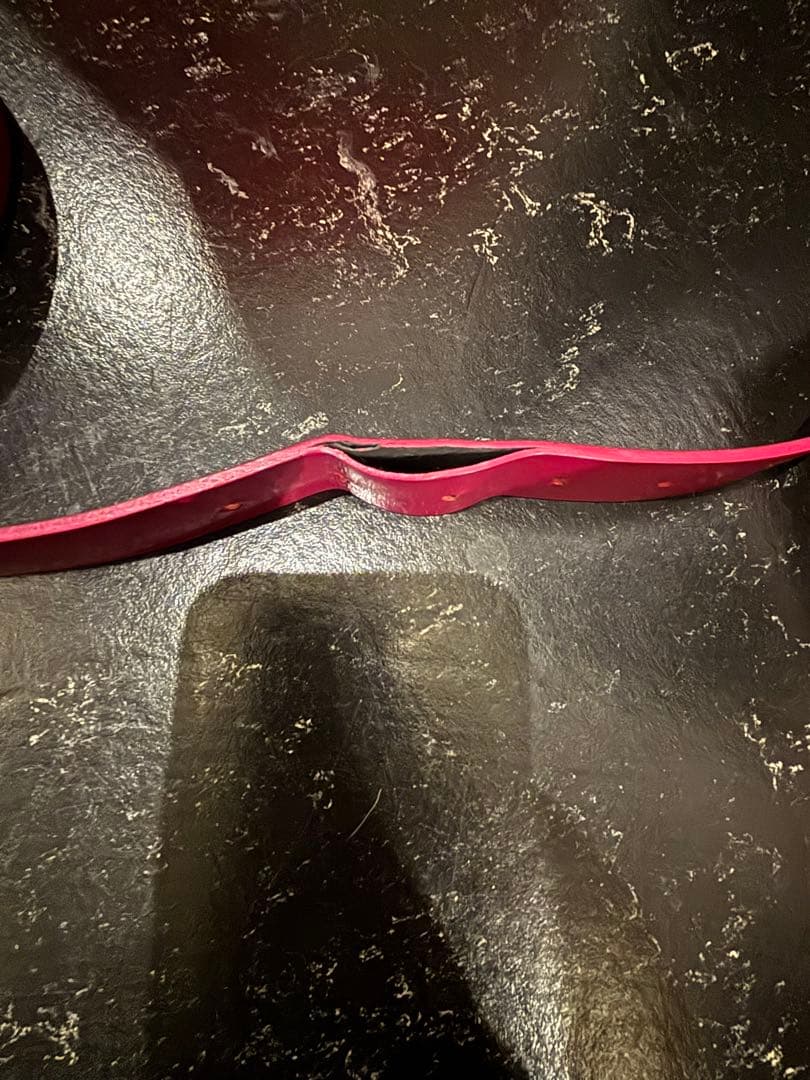 ディオールオム クリスヴァンアッシュ2009SS ピンクベルト 80