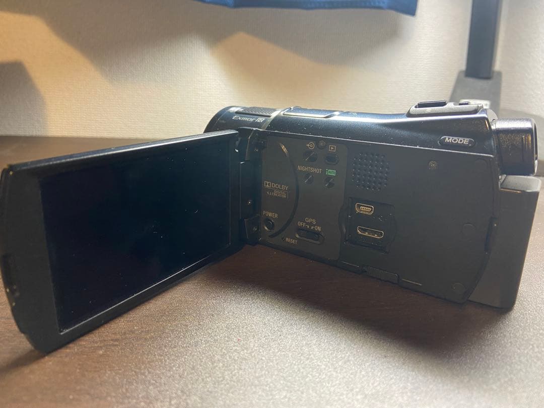 SONY ソニー HDR-CX550V ビデオカメラ　魚眼レンズ付きopteka