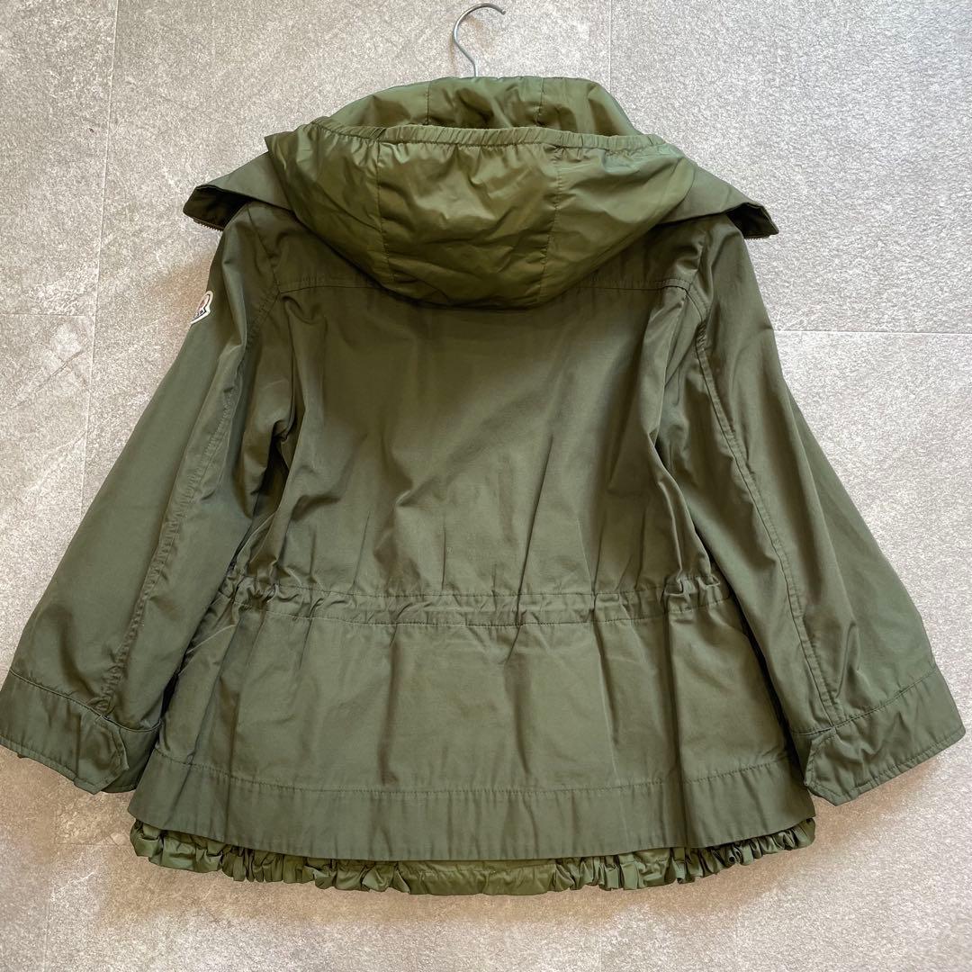 鑑定済・美品★モンクレール　PAQUERETTE モッズパーカー　カーキ　1