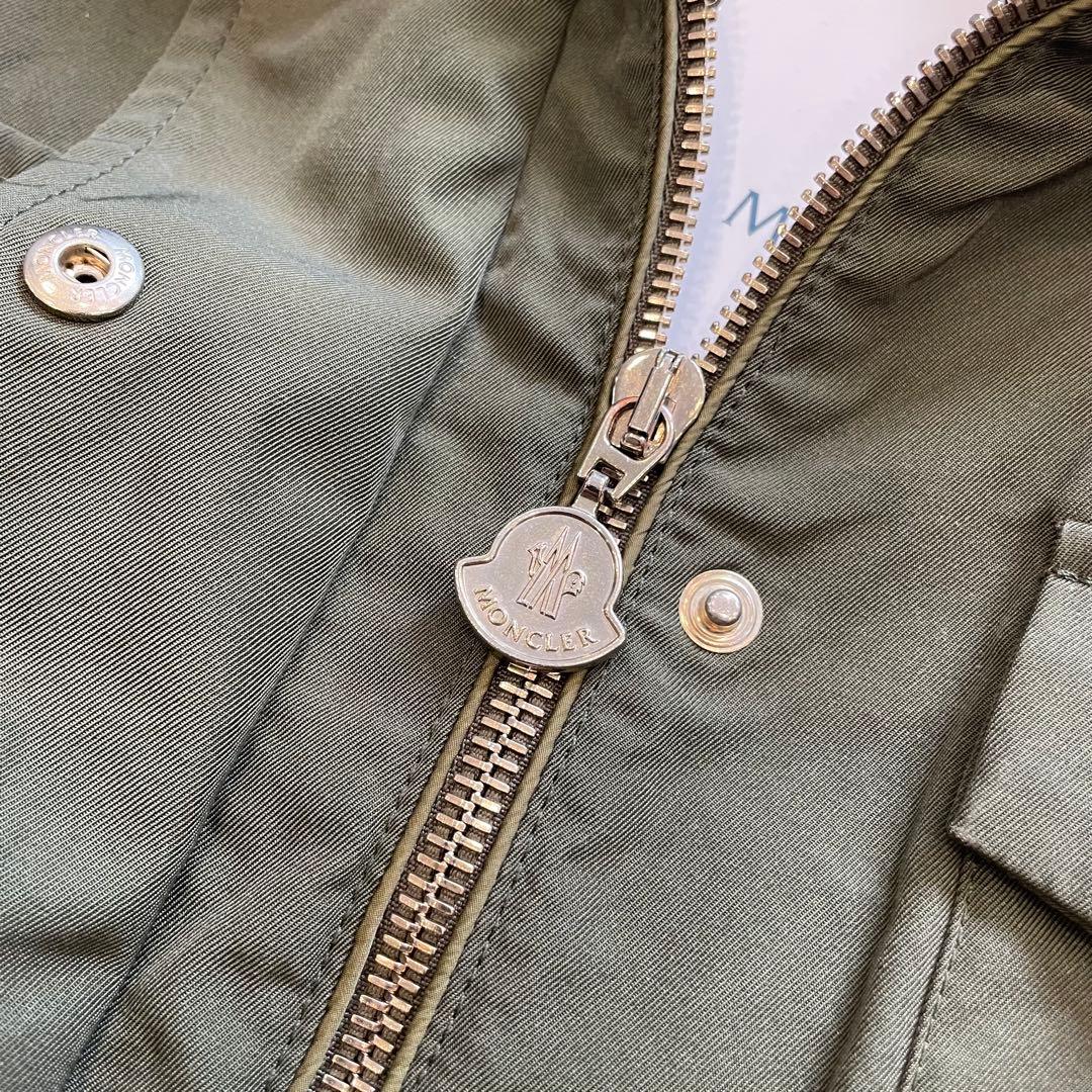 鑑定済・美品★モンクレール　PAQUERETTE モッズパーカー　カーキ　1
