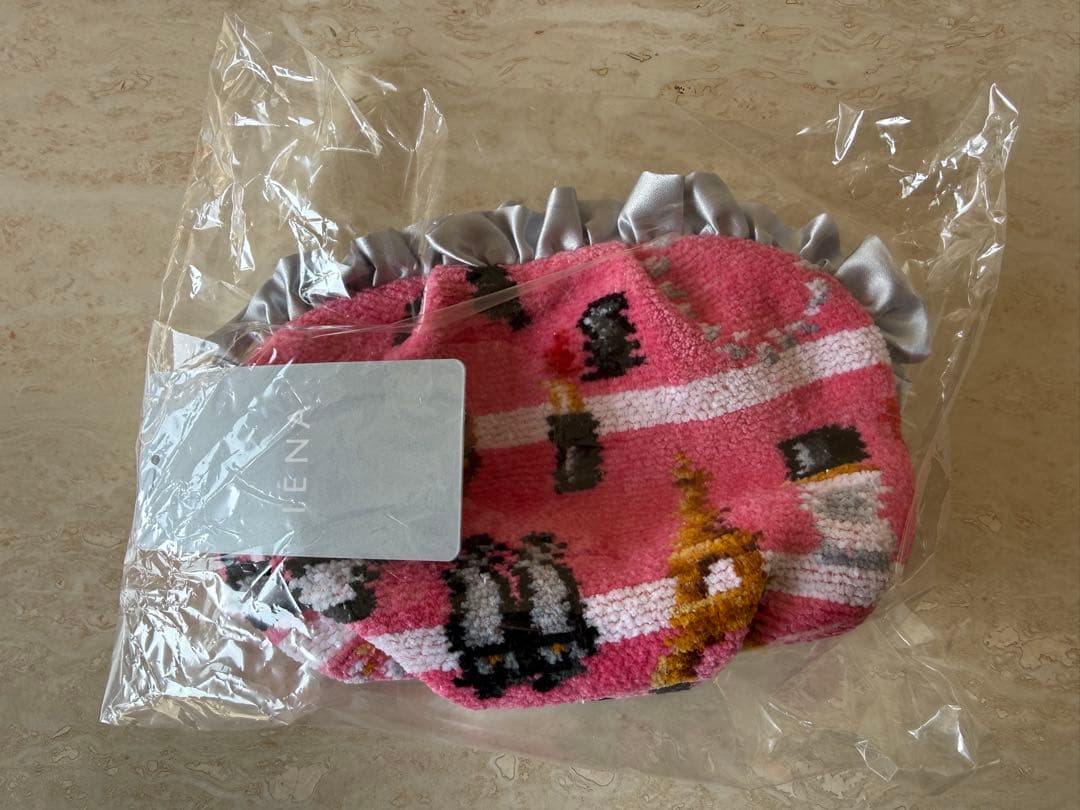 【FEILER/フェイラー】別注 ROSE IENA　フリルシェルポーチ