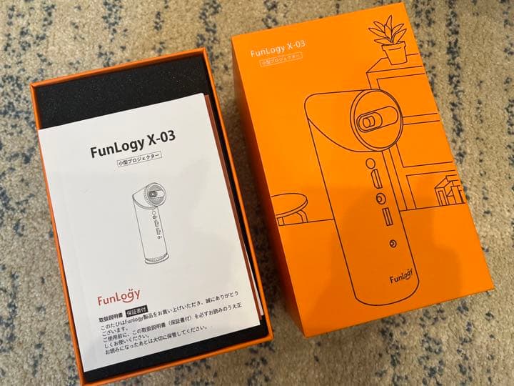 プロジェクター　FunLogy X-03 BLACK