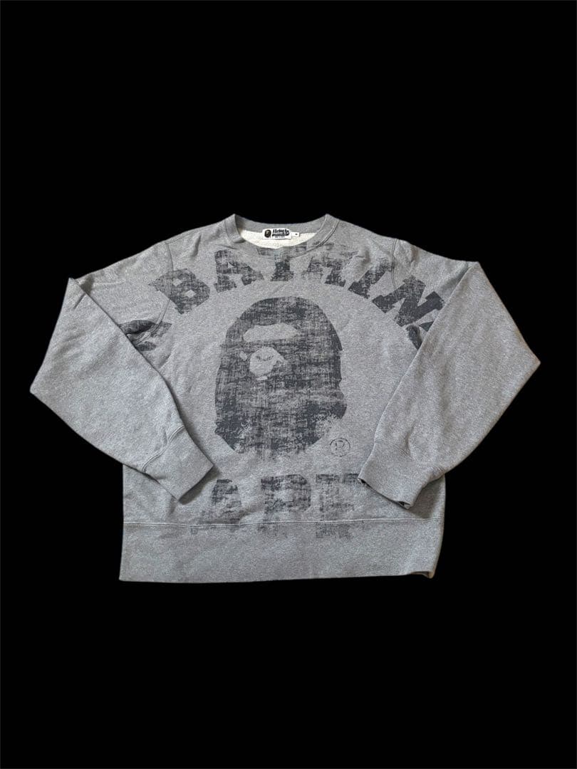 A BATHING APE グレー トレーナー