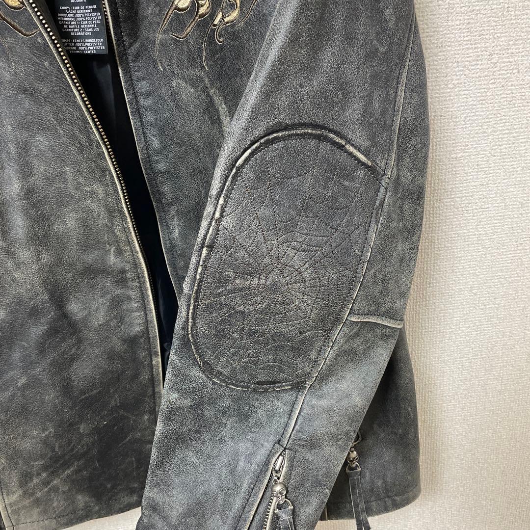 年末年始値下げ!!希少Afflictionアフリクション ビンテージ レザー