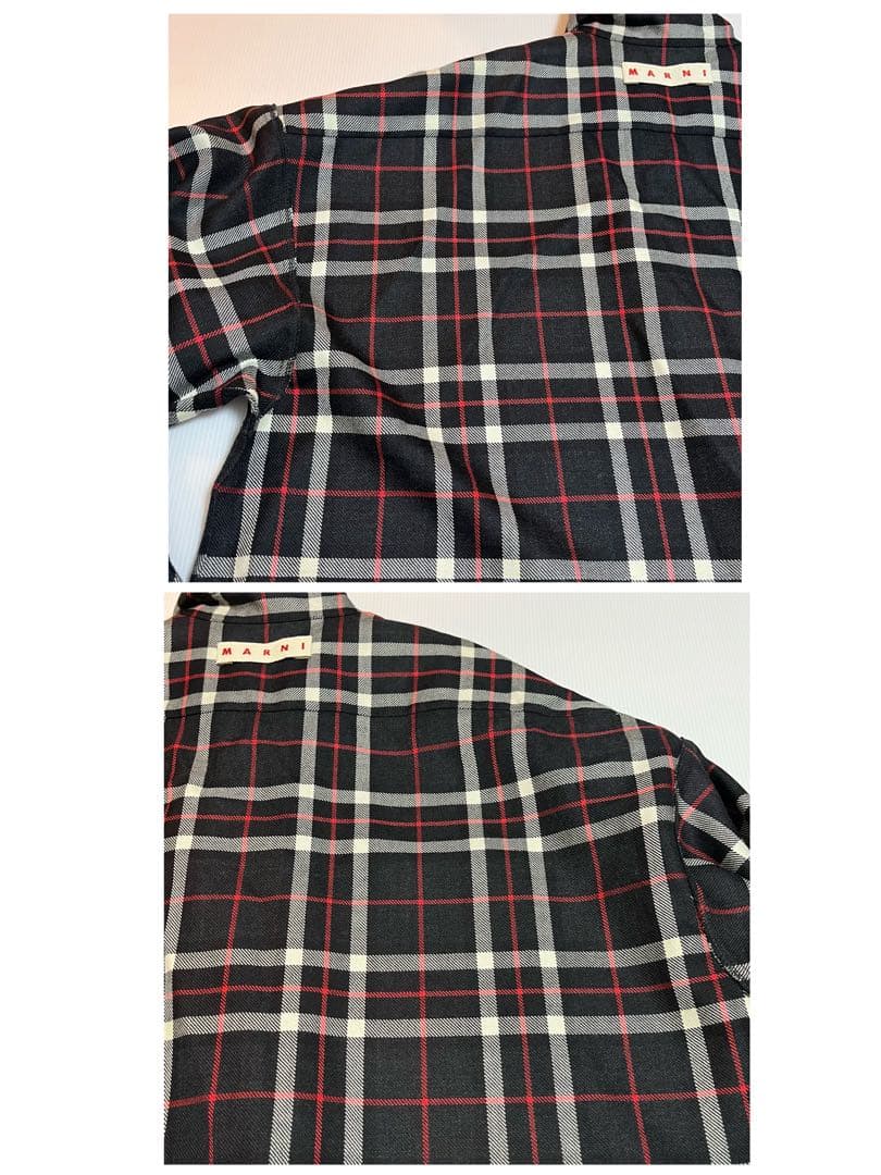 【極美品】マルニ　MARNI チェックシャツ　48 大きめ　オーバーサイズ