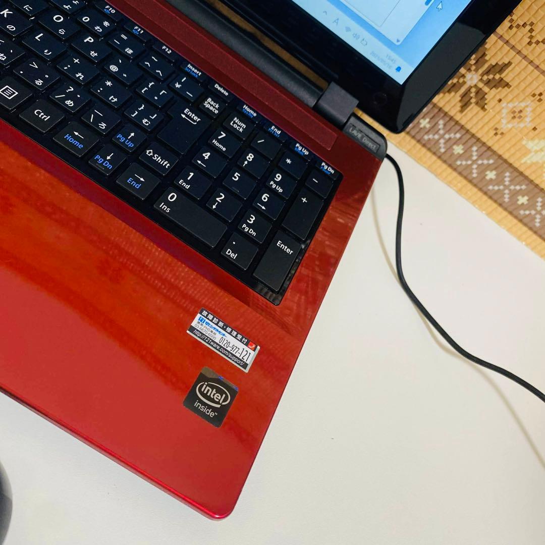 Y900 NECノートパソコンWEBカメラSSD高速Windows11オフィス付