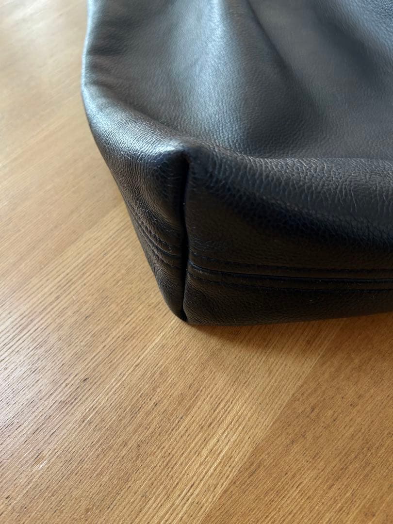 Hender Scheme 黒 レザートートバッグ　ピアノバッグ　Ｌ