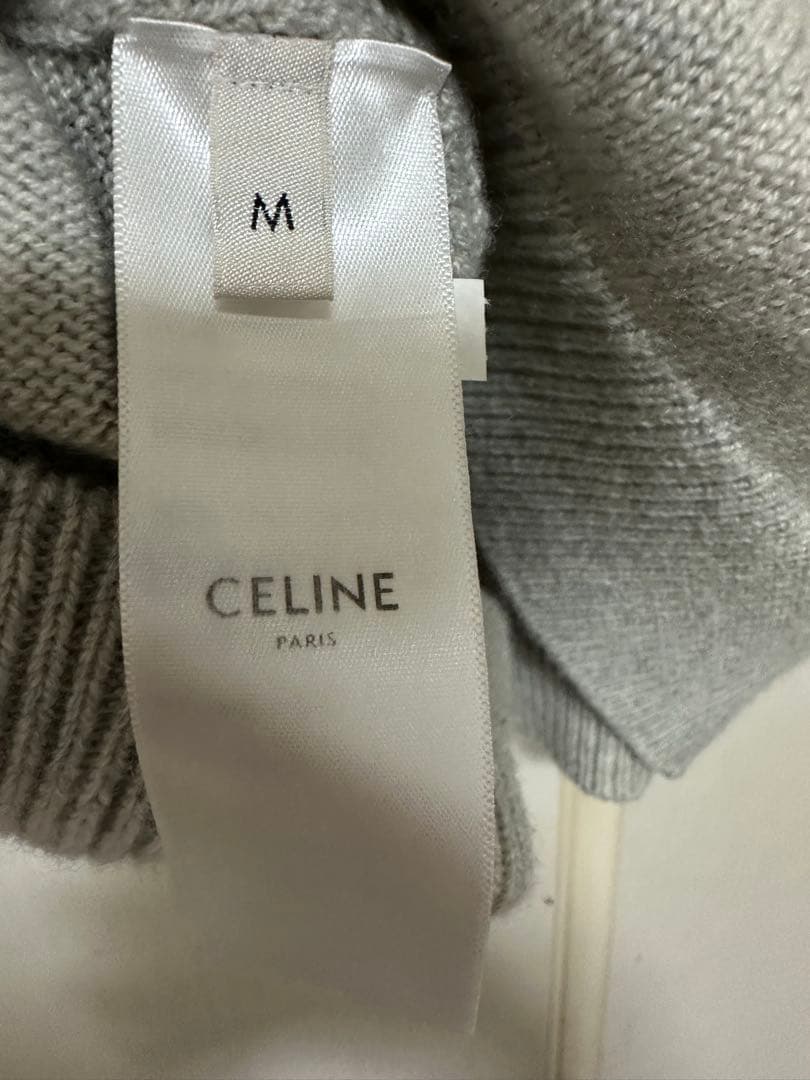 CELINE グレー ノースリーブセーター
