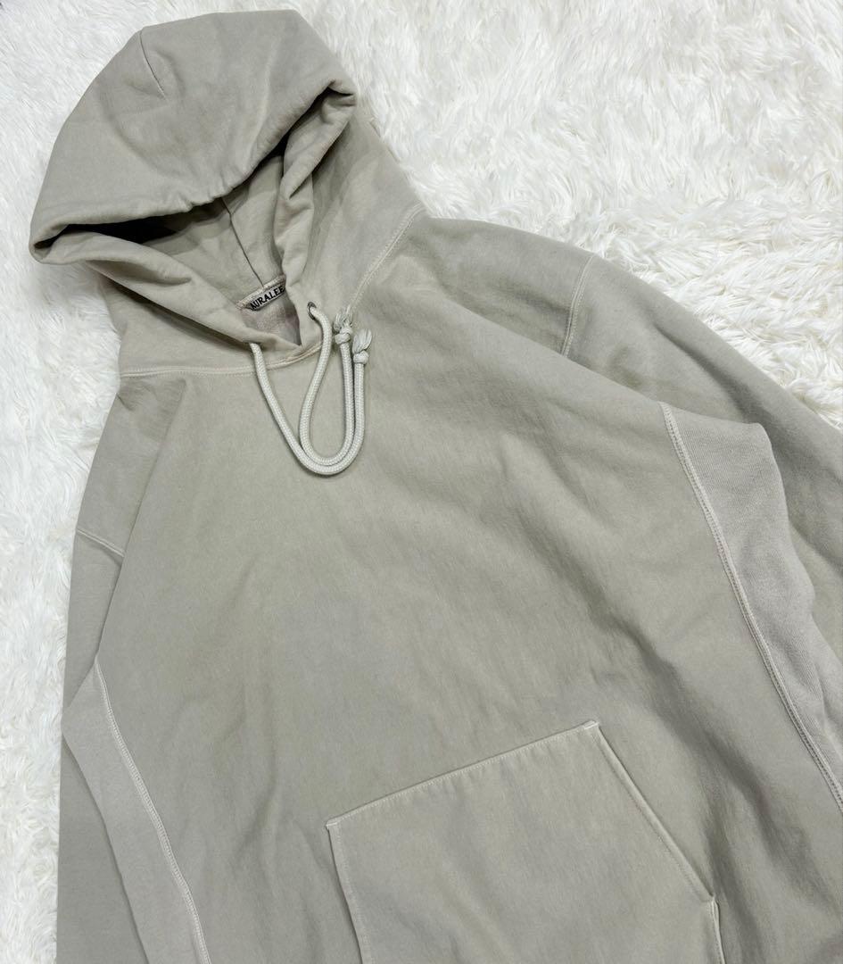 AURALEE オーラリー プルオーバーパーカー サイズ5 ペールグリーン