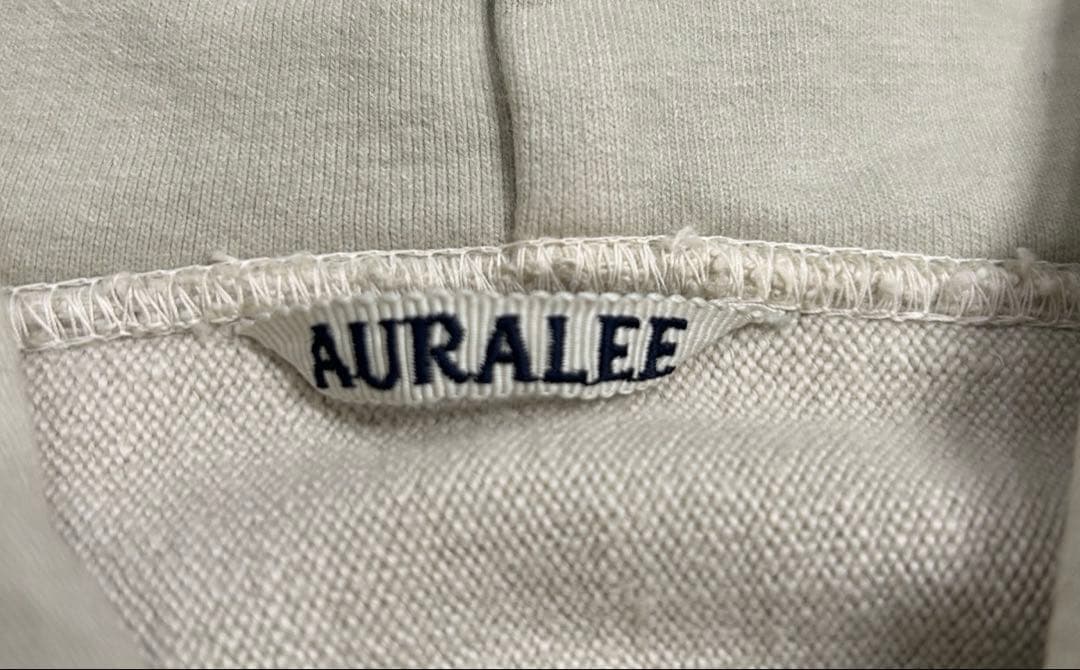 AURALEE オーラリー プルオーバーパーカー サイズ5 ペールグリーン