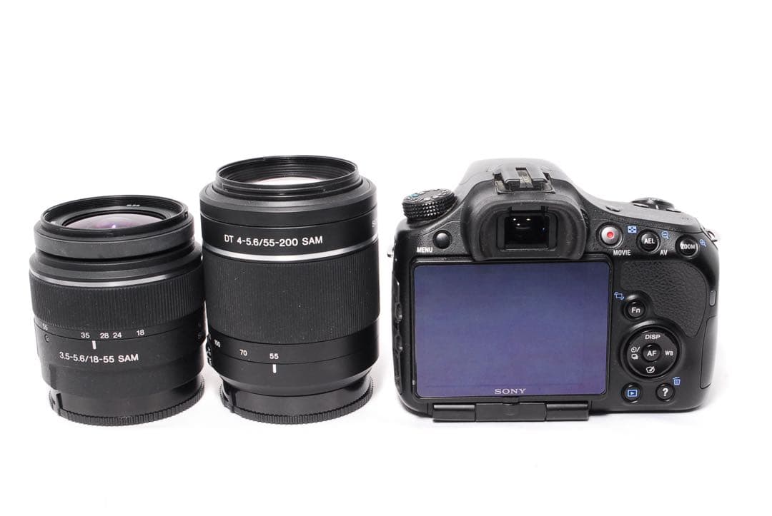 すぐ使える◆SONY α57◆Wレンズセット◆一眼レフカメラ◆スマホ転送◆入門機