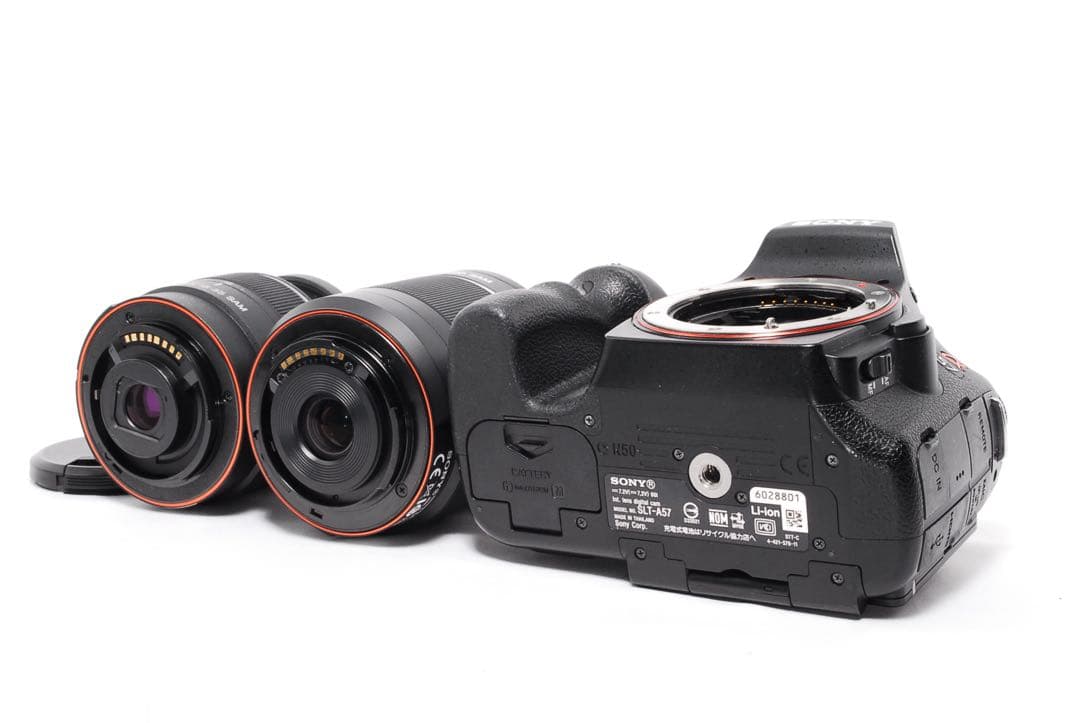 すぐ使える◆SONY α57◆Wレンズセット◆一眼レフカメラ◆スマホ転送◆入門機