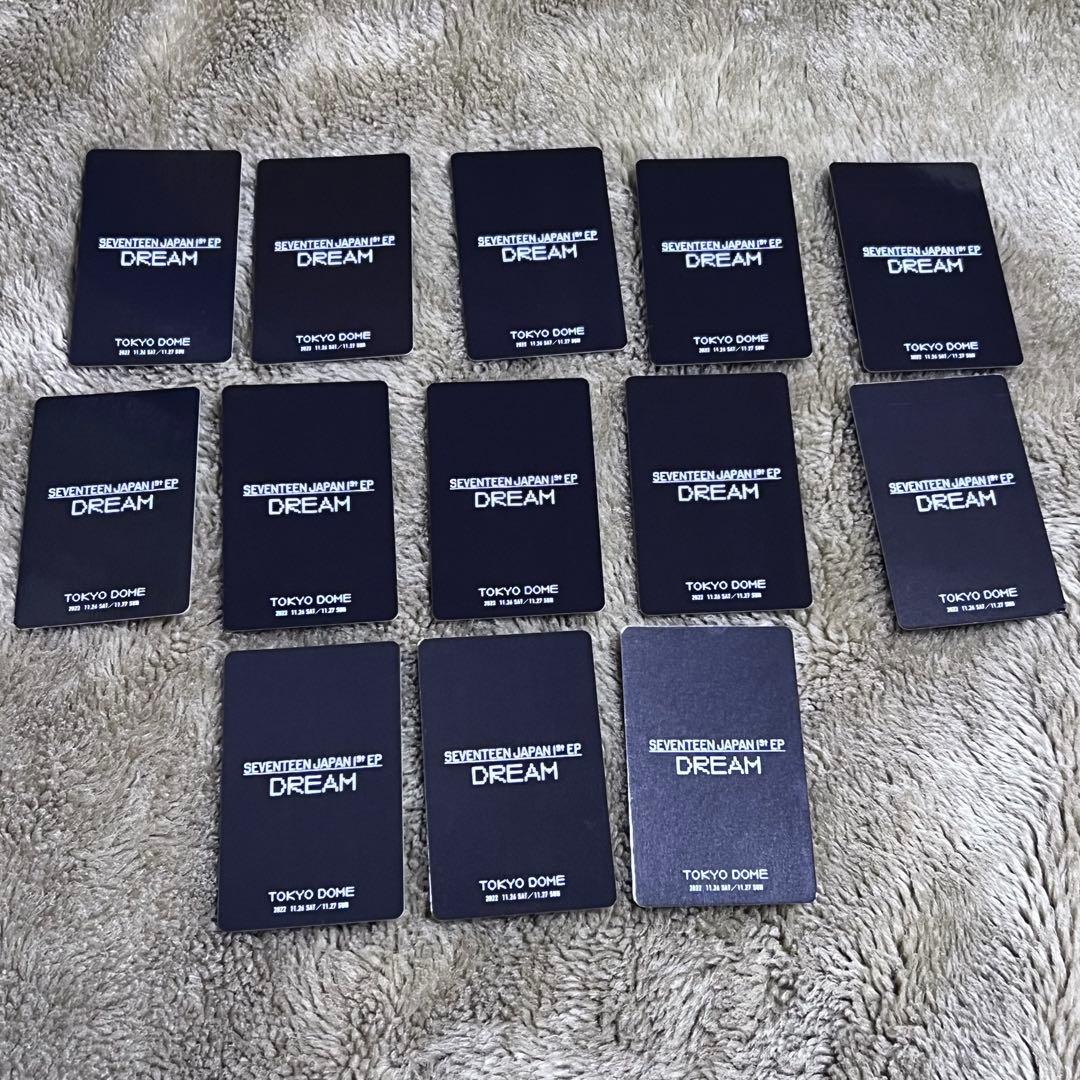 SEVENTEEN DREAM 会場限定　トレカセット　東京ドーム
