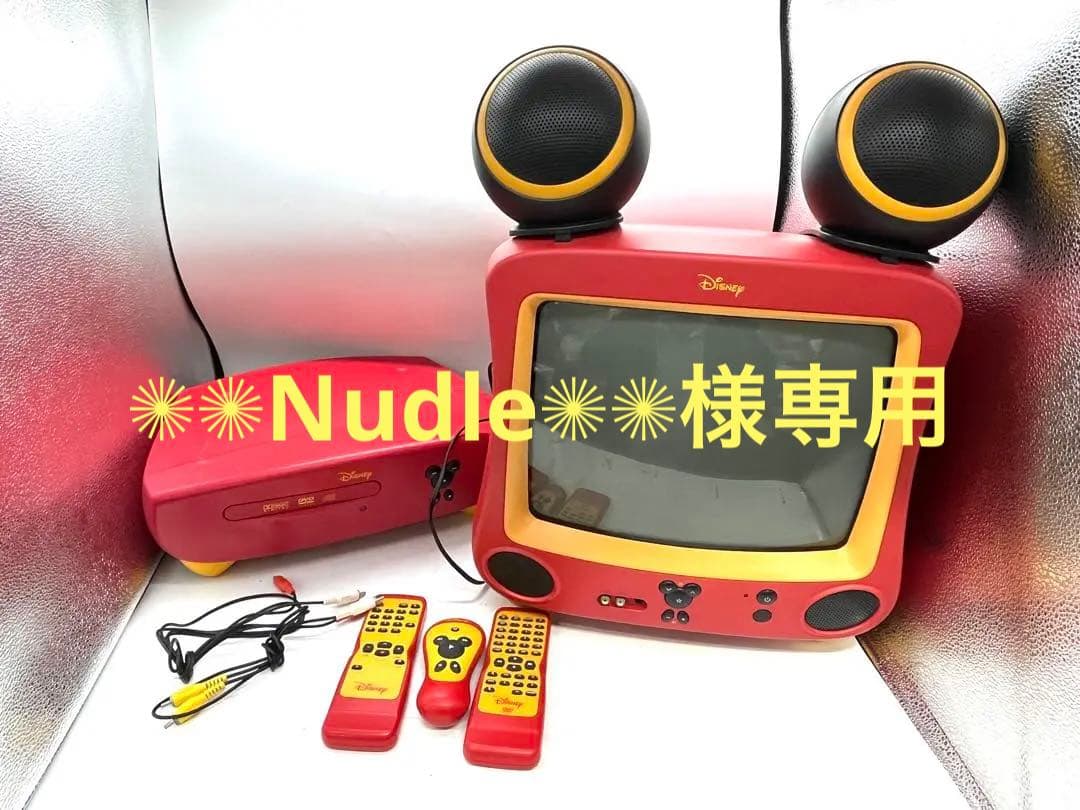 Disney テレビ ディズニー ミッキーマウス 14型テレビ 当時 ブラウン管